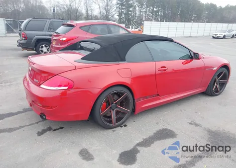 2009 BMW 650I z USA, uszkodzony, nr VIN WBAEB53589CX64949